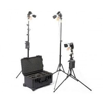 3-Head Portable Studio Light S-2053 Kit